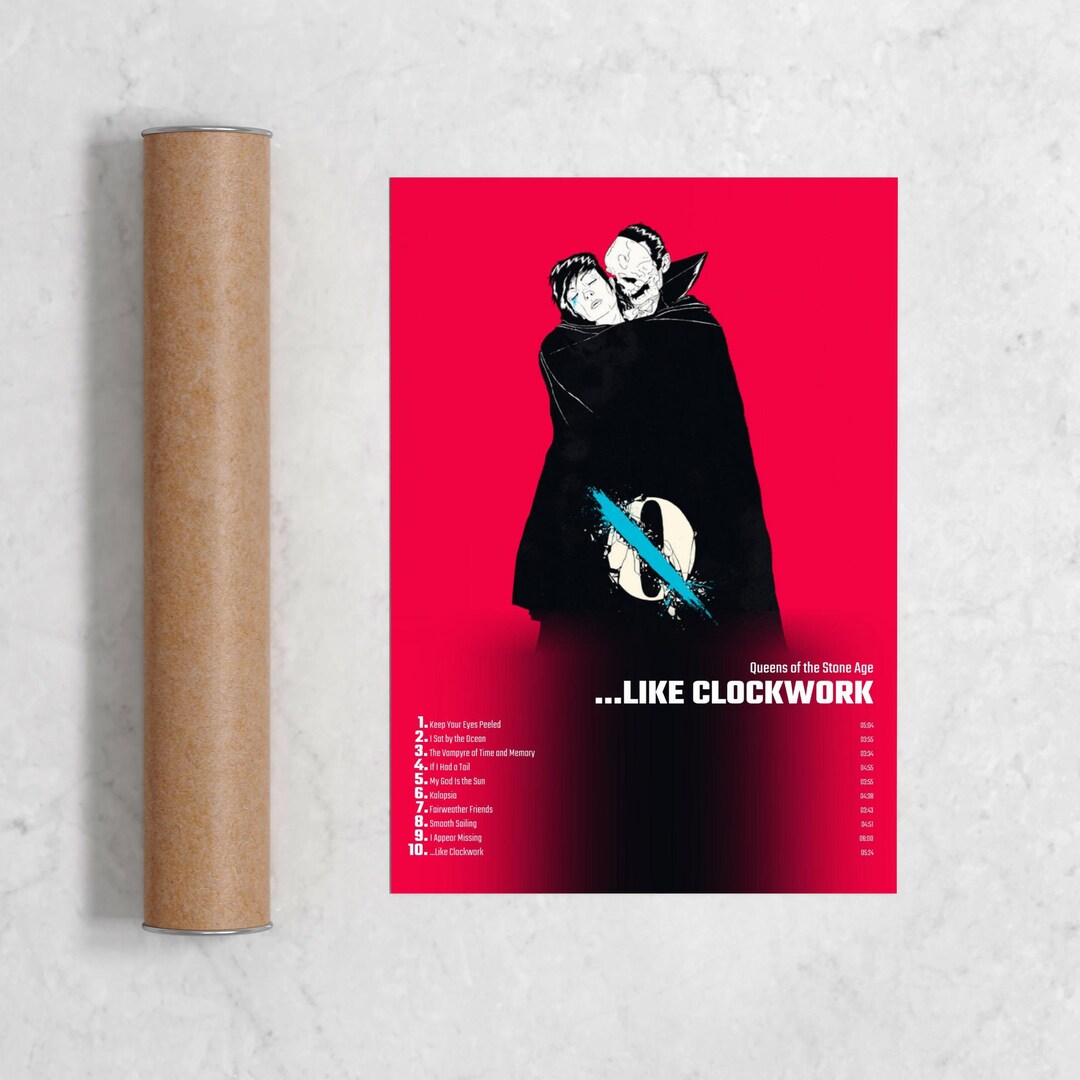 Queens of the Stone Age ..like Clockwork Album Cover Poster Etsy