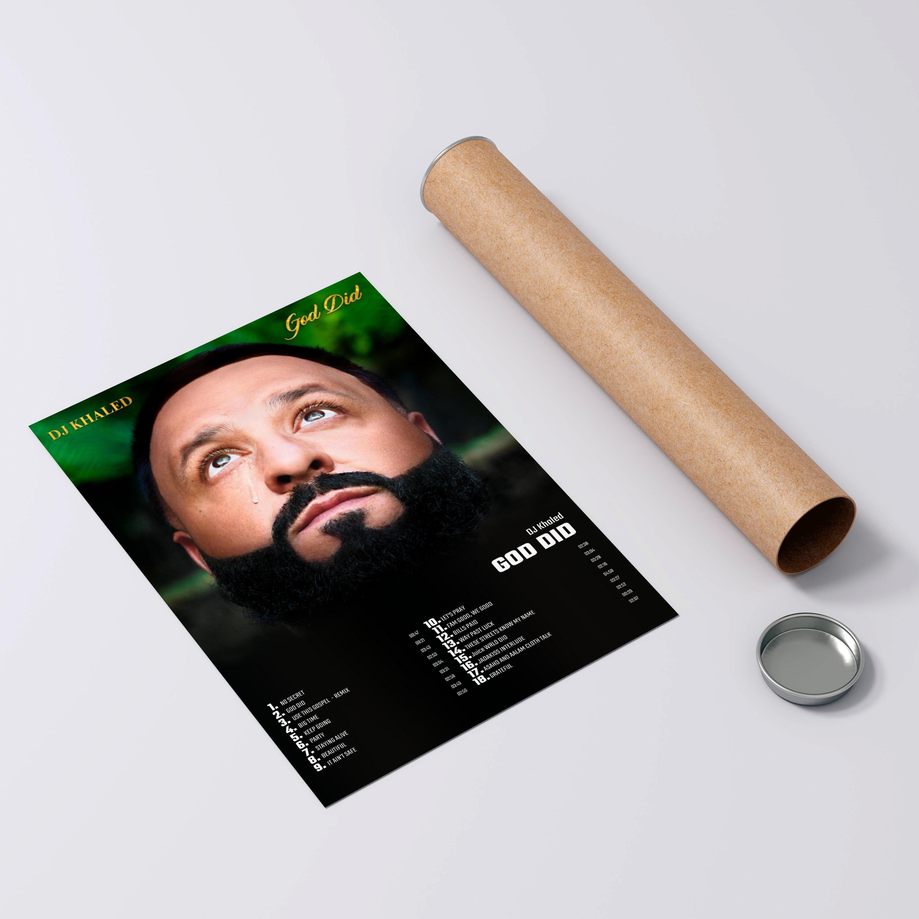 Dj Khaled God Did Album Cover Poster Print Wall Art DJ - Etsy