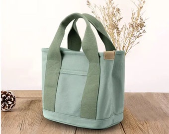 Mini Canvas Tote - Shoulder Tote Bag - Crossbody Tote Bag - Handbag - Top Handle Tote Bag - for Women