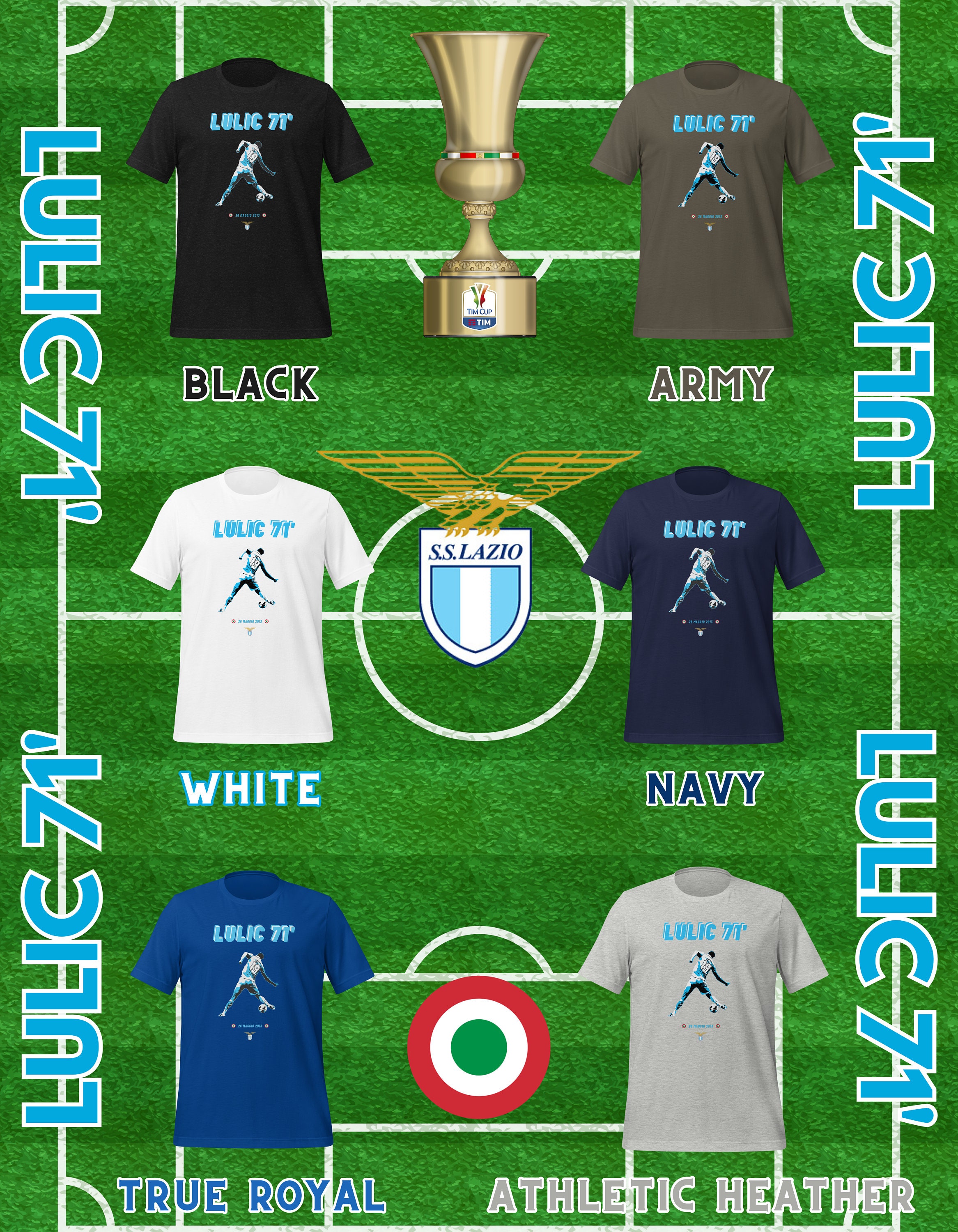 Maglia gara De Vrij Lazio vs Juventus - Finale Coppa Italia