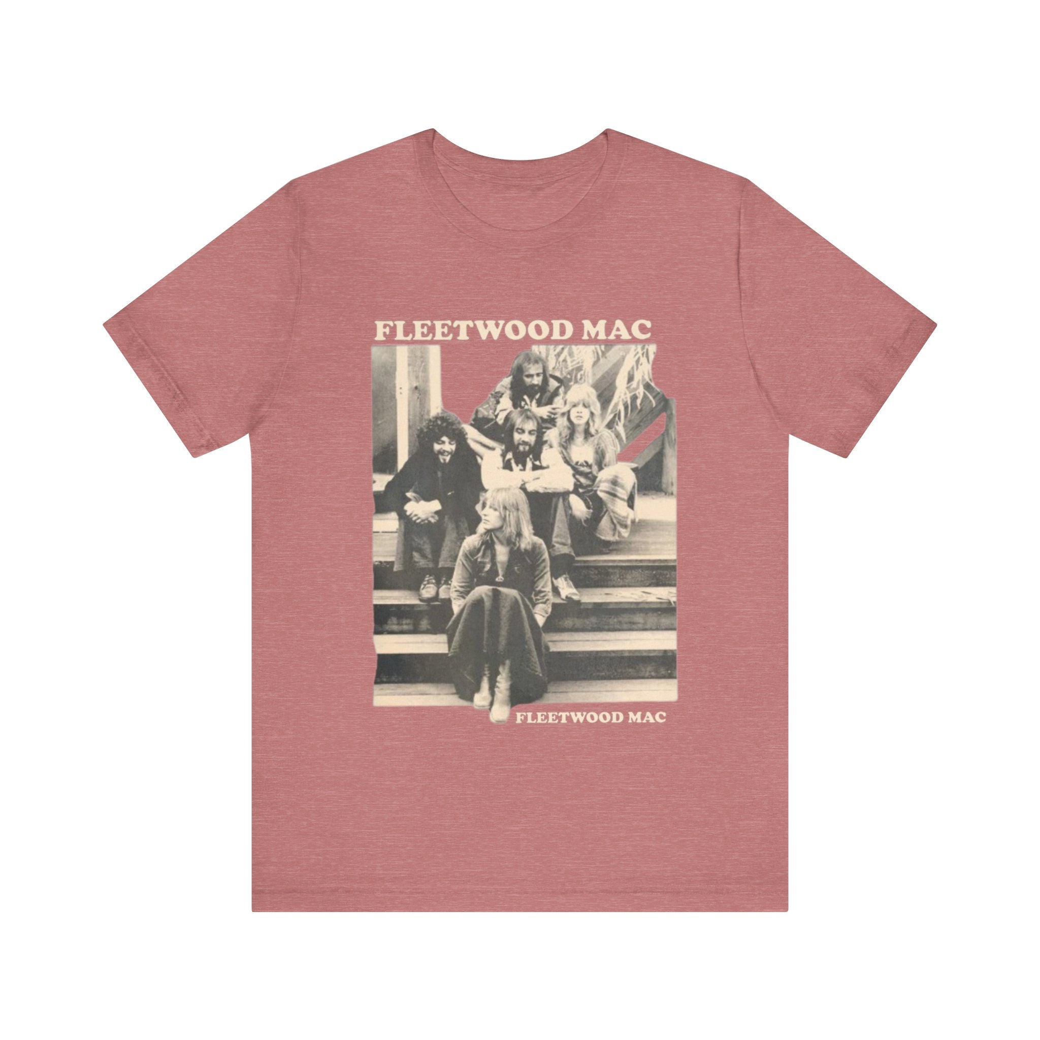 Maglietta Ufficiale Fleetwood Mac - Logo Classico, Colore Nero | T-Shirt Unisex In Cotone - Foto 5