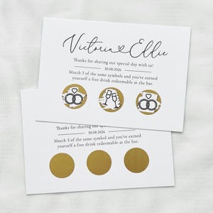 Cadeaux de mariage pour invités, Cadeaux de mariage, Cartes à gratter personnalisées, Cartes à gratter pour mariage, Cadeaux uniques pour mariage, Cadeau pour fête de mariage