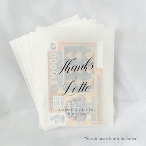 Porte-cartes à gratter pour mariage, Cadeaux pour mariage, Cadeaux uniques pour mariage, Billets de loto de mariage, Sacs de billets de loto, Sacs de cadeaux de mariage