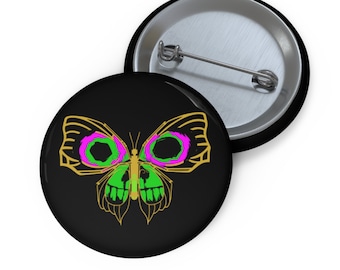 Arcane Jinx Butterfly Bomb Pin, Fan Badge