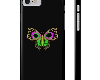 Arcane Jinx Butterfly Bomb Design iPhone Case | Arcane Jinx iPhone Case | League of Legends iPhone Case