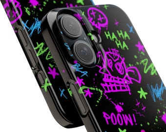 Arcane Jinx Graffiti iPhone Case, Impact Resistant