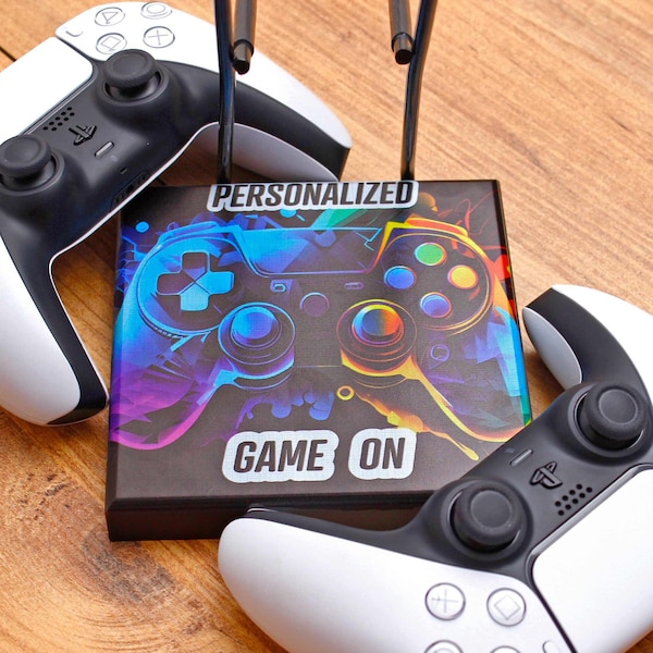 Unique Gaming Controller and Headphone Stand, Gift for Gamers and Audiophiles, Gift for Gamer, Personalized Headphone Stand, Joystick Stand