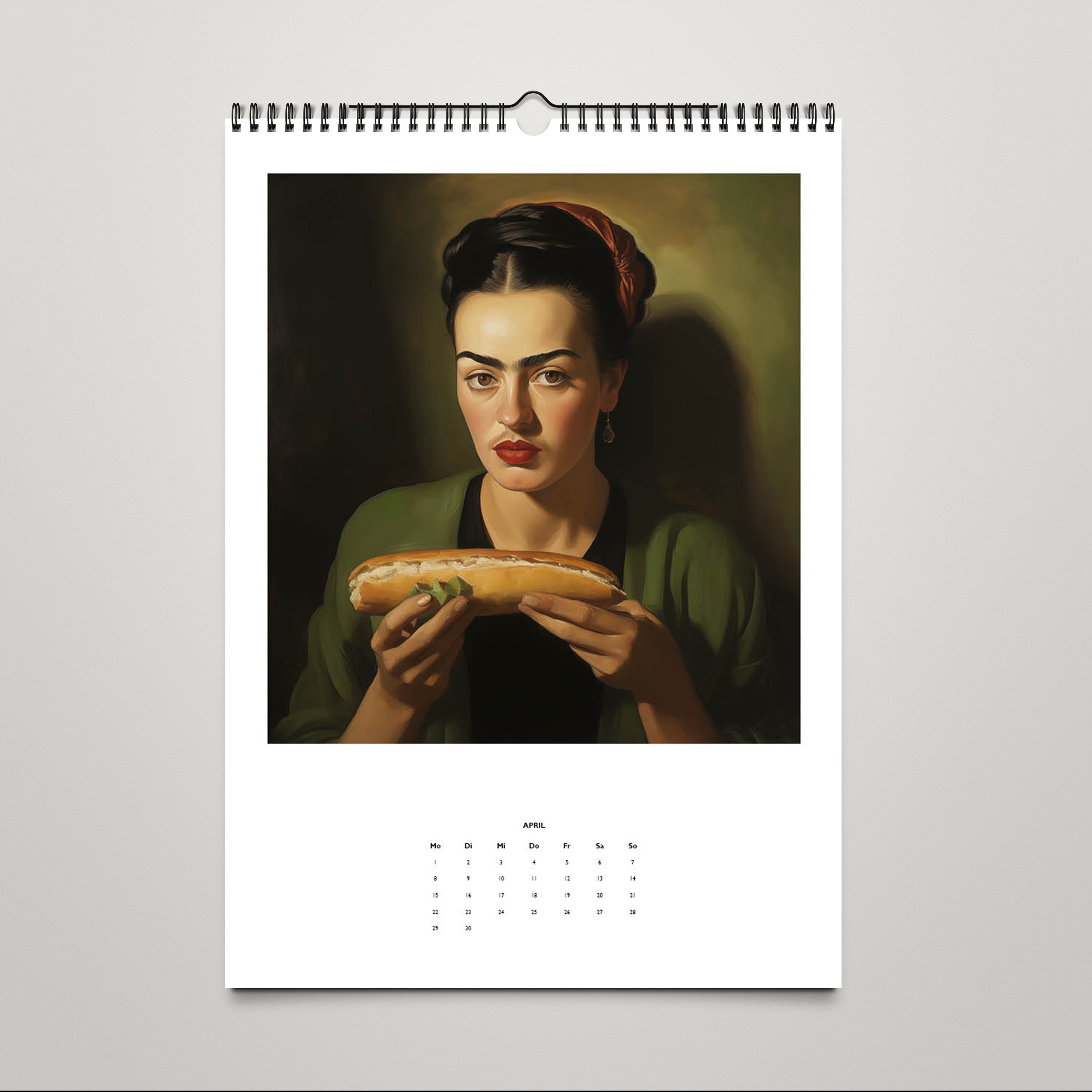 Frida Kahlo Calendar 2024 Art Calendar Kitchen Calendar FRIDA IS EATING