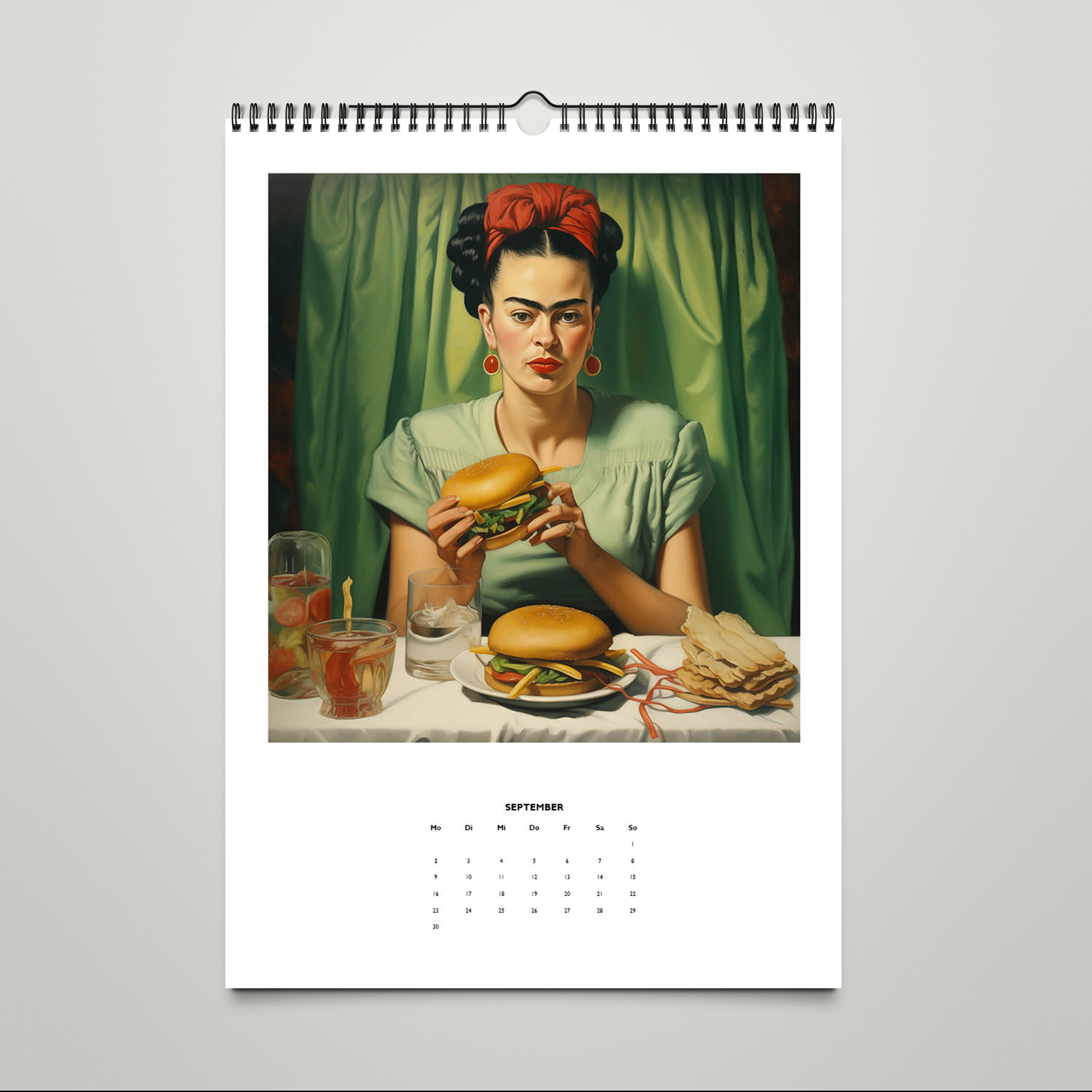  Foto zu Frida Kahlo Calendar 2024 Art Calendar Kitchen Calendar FRIDA IS EATING 