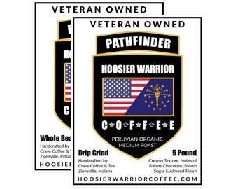 PATHFINDER, Gourmet Peruvian ORGANIC Medium Roast Coffee - worek 5 funtów