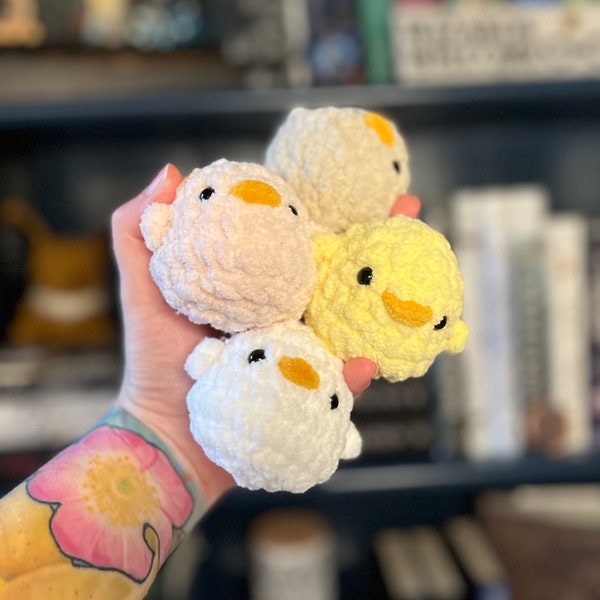 Baby Chick Crochet Plush Stuffed Animal Amigurumi