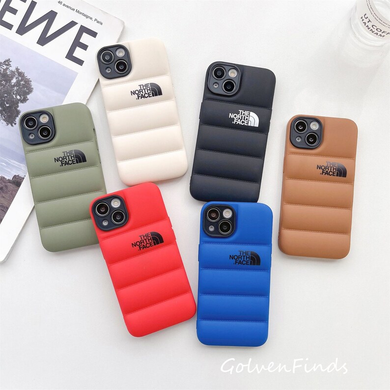 The North Faceinspired Phone Case for iPhone Rugged Elegance,preppy