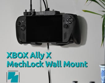 XBox Ally X MechLock Wall Mount with One-Touch Charging (Made in USA)