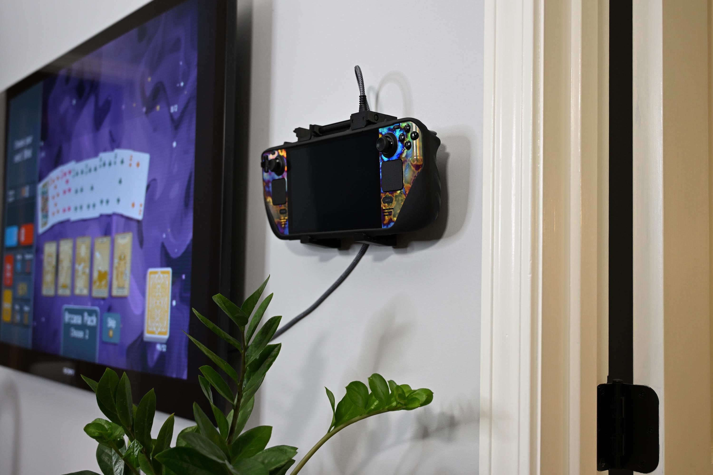 SteamDeck MechLock Wall Mount with Charging (Made in USA)