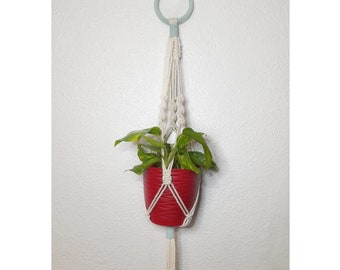 Macramé Plant Hanger "Tanjun" // Hanging Planter // Plant Hanger // Hanging Plant Pot // Decoration and Home Gifts