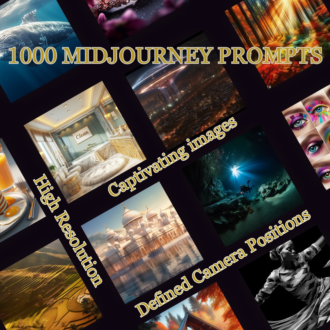 1000 Midjourney Exclusive Prompts, AI Art Prompt, Midjourney Prompts ...