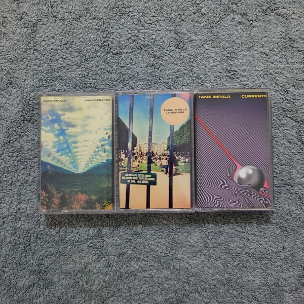 Tame Impala Cassette Tape - Innerspeaker - Currents - Lonerism