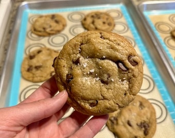 Party Platter of Sourdough Chocolate Chip Cookies