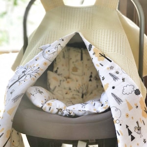 Juego de sillas para bebé de 2 capas, manta para envolver a los osos amarillos Baby Maxi Cosi Cybex, funda protectora para asiento de bebé, manta para bebé