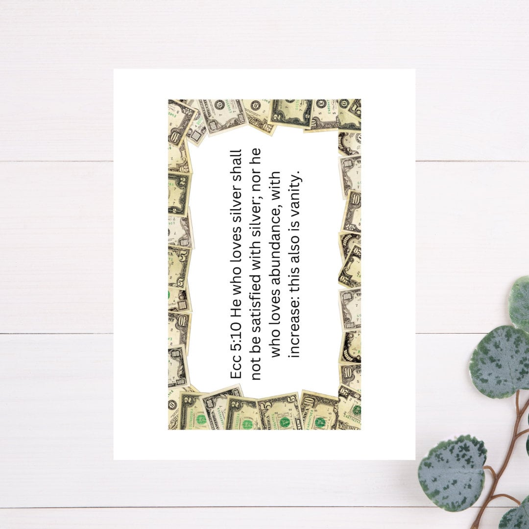 Bible Finances Digital Scripture Card Set, 71 Verses, 4 Different Sizes ...