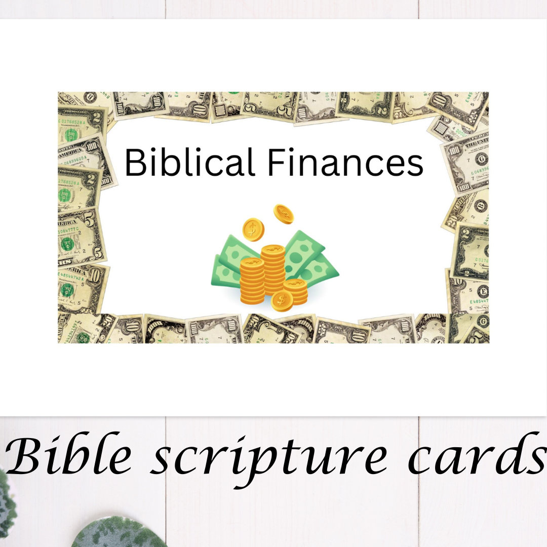 Bible Finances Digital Scripture Card Set, 71 Verses, 4 Different Sizes ...