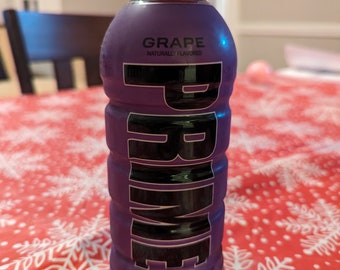 Hand-drawn Prime with un-opened bottle