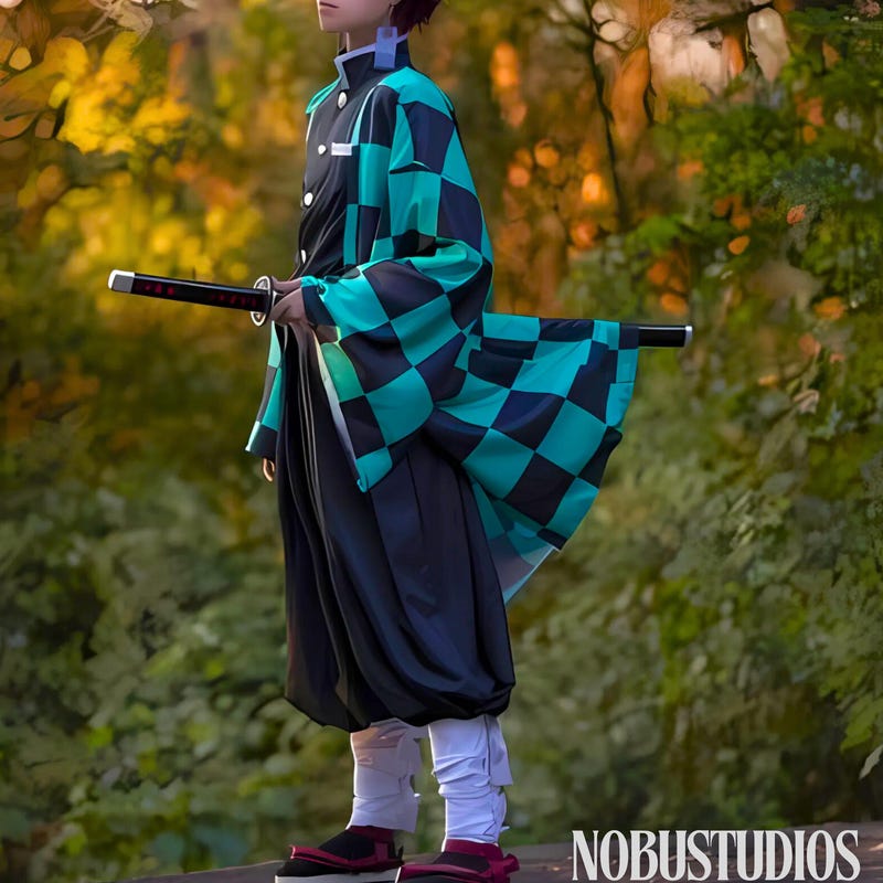Tanjiro Demon Slayer Cosplay Etsy Tanjiro Demon Slayer Cosplay Etsy