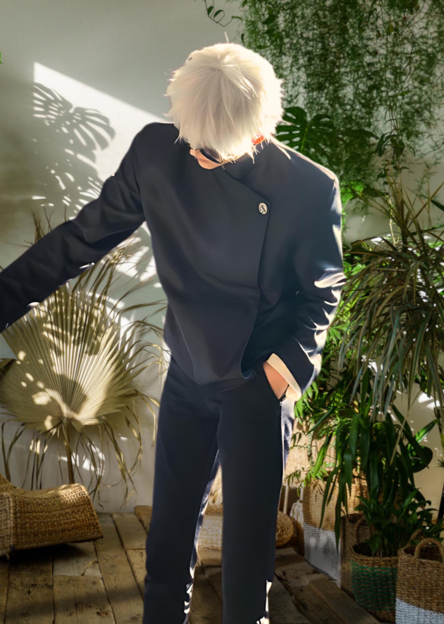 Jujutsu Kaisen Cosplay Gojo Satoru Cosplay Complete Set Anime Cosplay 