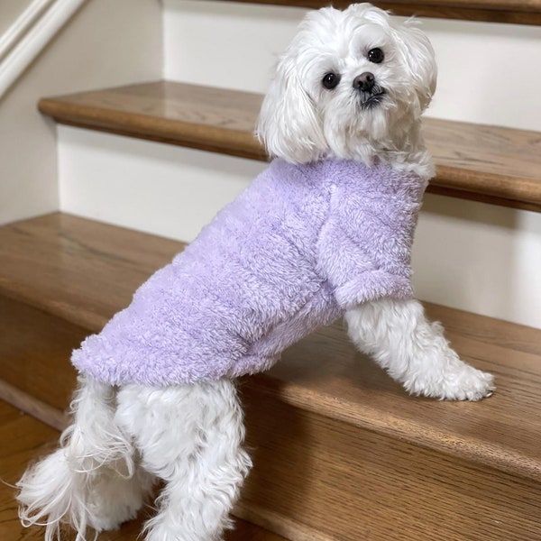 Soft Plush Dog Pullover