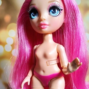 Boneca de moda para substituição, material de artesanato, arte alterada, personalização e DIY