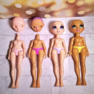 Corpos de boneca articulados prontos para repintura. Corpo de boneca feminina tamanho 1/6 (27 cm) para reposição, material para artesanato.