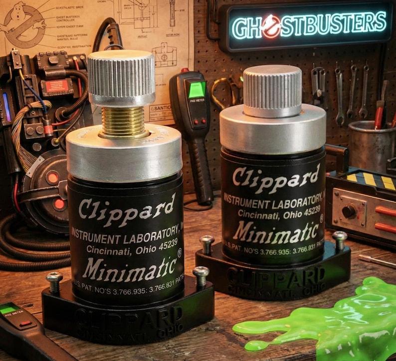 Kit de actualización de mochila de protones / Estructura del propulsor, válvulas Clippard y juego de perilla de manivela / Resina con acabado a mano / Piezas de utilería de Cazafantasmas imagen 4