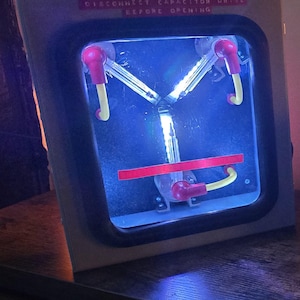 Flux Capacitor and Time Circuits Clock Set | Light Up Props with Sound & Remote | Back to the Future Inspired Handmade Gift image 4