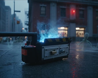 Handmade Ghostbusters Trap Prop • Hybrid Resin & FDM Build • Working Smoke FX • Not a Toy • Collector Display Replica