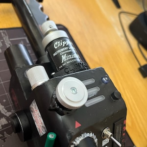 Clippard R-701 Valve Replica | Mirror Finish Nameplate | Ghostbusters Proton Pack & Spengler Wand Upgrade | Resin Prop Part image 8