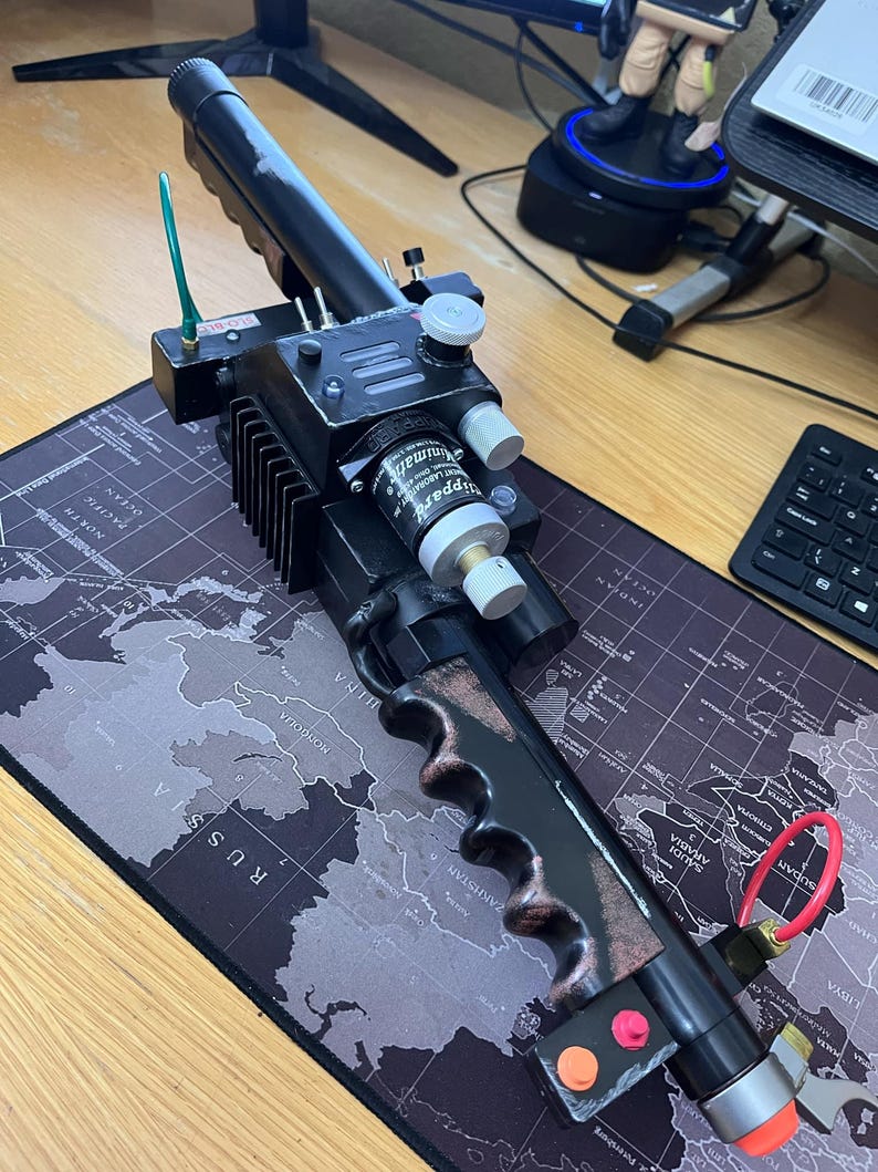 Clippard R-701 Valve Replica | Mirror Finish Nameplate | Ghostbusters Proton Pack & Spengler Wand Upgrade | Resin Prop Part image 9