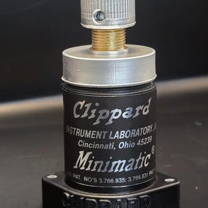 Clippard R-701 Valve Replica | Mirror Finish Nameplate | Ghostbusters Proton Pack & Spengler Wand Upgrade | Resin Prop Part image 2