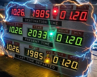 バックトゥザフューチャー　タイムサーキットスイッチ　ジャンク バック・トゥ・ザ・フューチャー BTTF タイムサーキット スケール