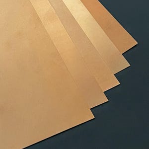 Plaques de métal en bronze de haute qualité – Parfaites pour l'artisanat, la conception de projets structurels, la fabrication de bijoux, la soudure, la décoration de modélisme.