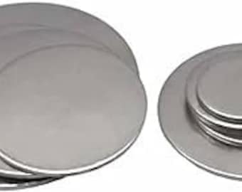 Precision-Cut Flat Steel Disks - Customizable Sizes for Industrial and Artistic Use Sculpture base