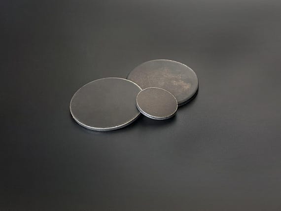 Steel Round Discs | Mild Steel Circles | Metal Round Plates for Welding, Base Plates & DIY | Solid Steel Discs | Multiple Sizes