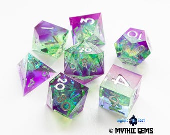 Arcane Rift - Sharp Edge Resin Dice Set