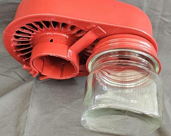 Vintage Farmall Air Precleaner with Atlas Jar: IH Super M, MTA, 400, 450