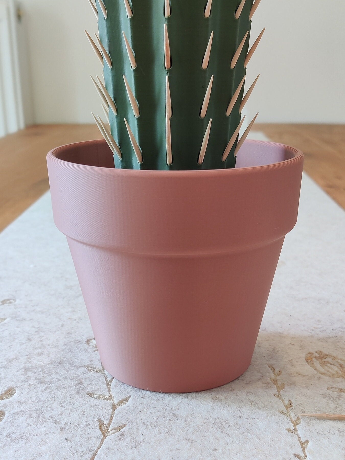 Produktbild von Kaktus-Zahnstocherspender – Kreativer Halter Aus PETG, 27 Cm, Für Tisch & Küche, Hell- & Dunkelgrün