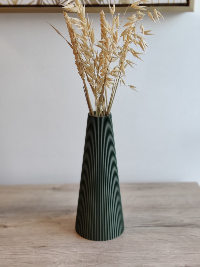 Vase SmartLine Blumenvase Dekovase Trockenblumen wasserdicht 3D-Druck Bild 5