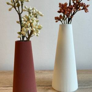 Vase SmartLine Blumenvase Dekovase Trockenblumen wasserdicht 3D-Druck Bild 9