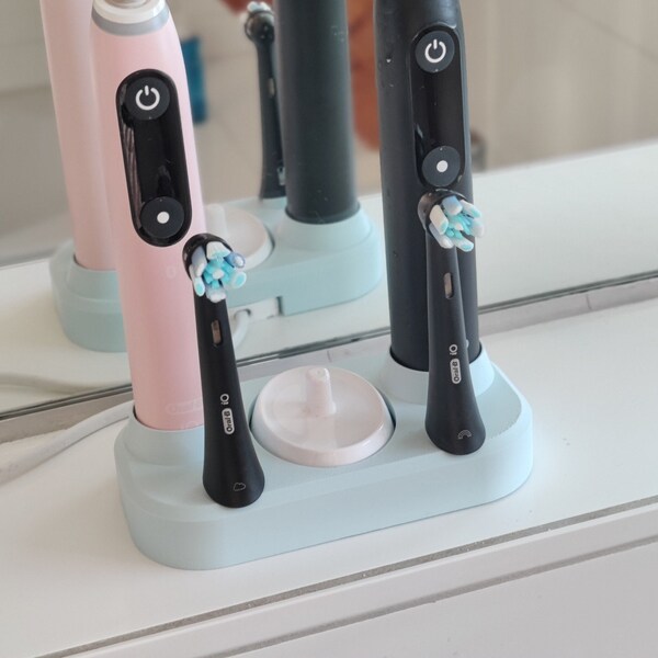 Organisateur duo porte-brosse à dents Oral-B iO 4,5,6 - Impression 3D