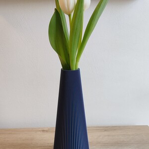 Vase SmartLine Blumenvase Dekovase Trockenblumen wasserdicht 3D-Druck Bild 3