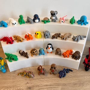 Fidget Animals - Süße kleine bewegliche Tiere - 3D Druck - Mini Tiere - Zappeltiere