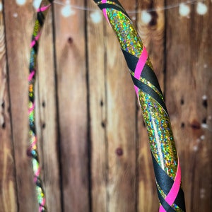 Gold Girlie READY to SHIP 25” OD 3/4” hdpe hula hoop